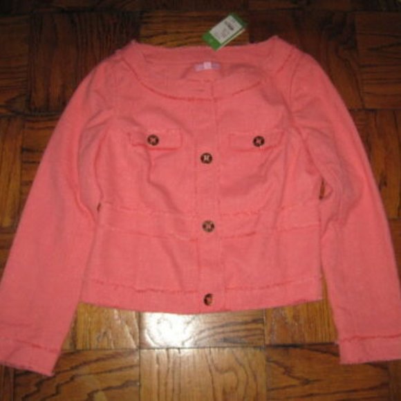 Lilly Pulitzer Millie Jacket - Ginger Orange - Retro Style NWT